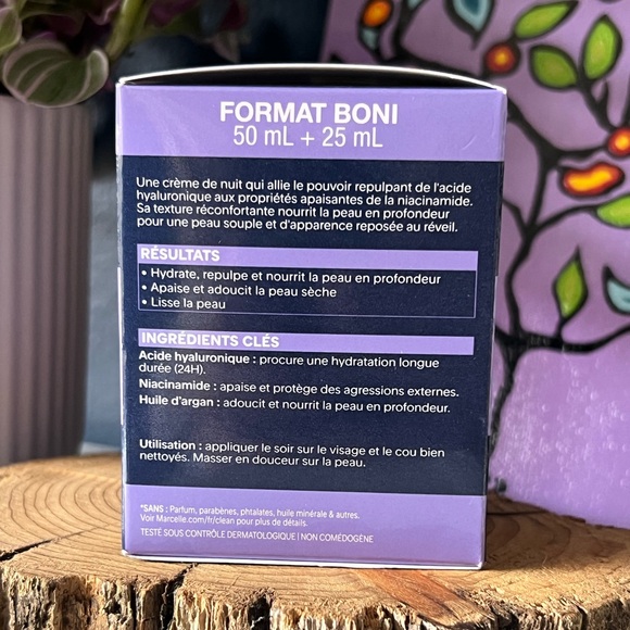 Marcelle Night Cream 24h Moisturizing with Hyaluronic Acid - Picture 4 of 4